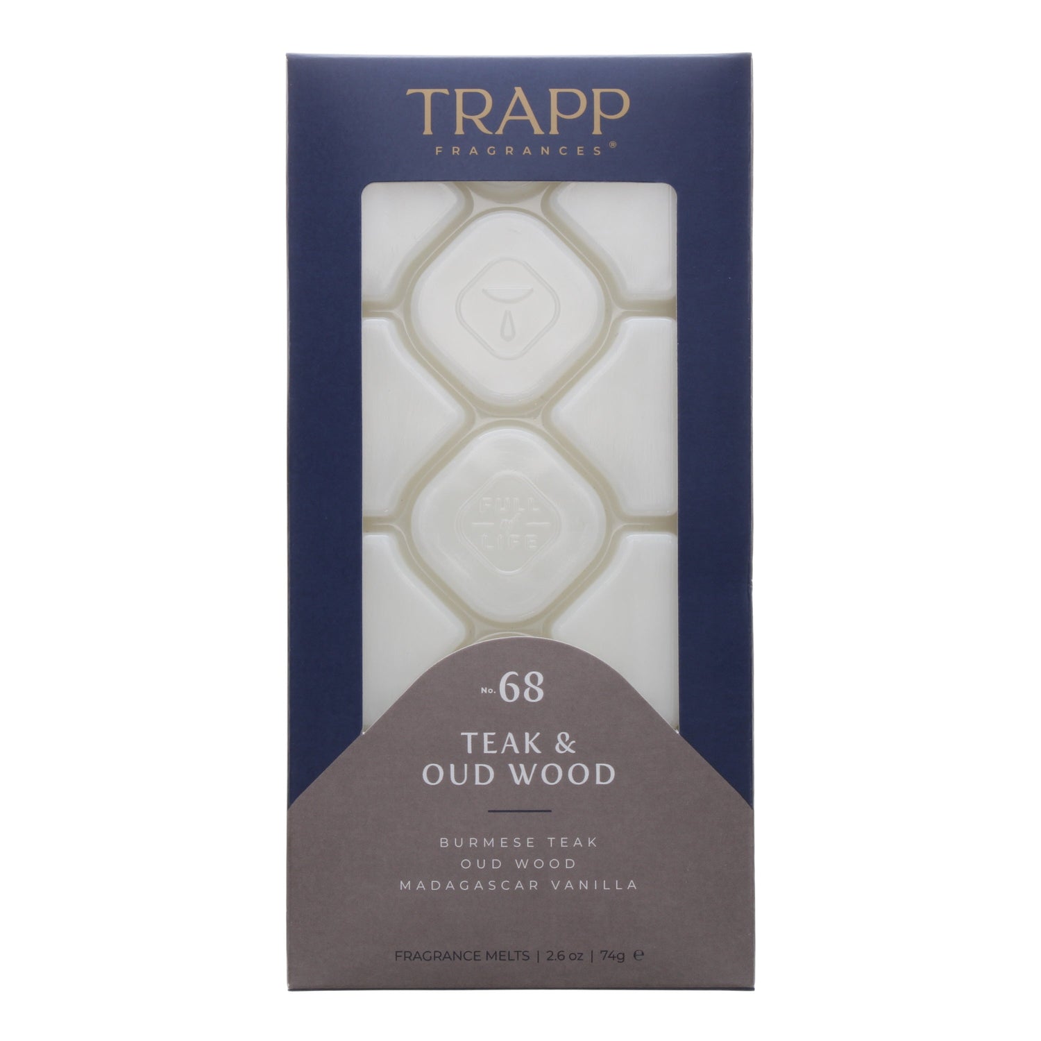 No. 68 Teak & Oud Wood 2.6 oz. Fragrance Melts Image 3