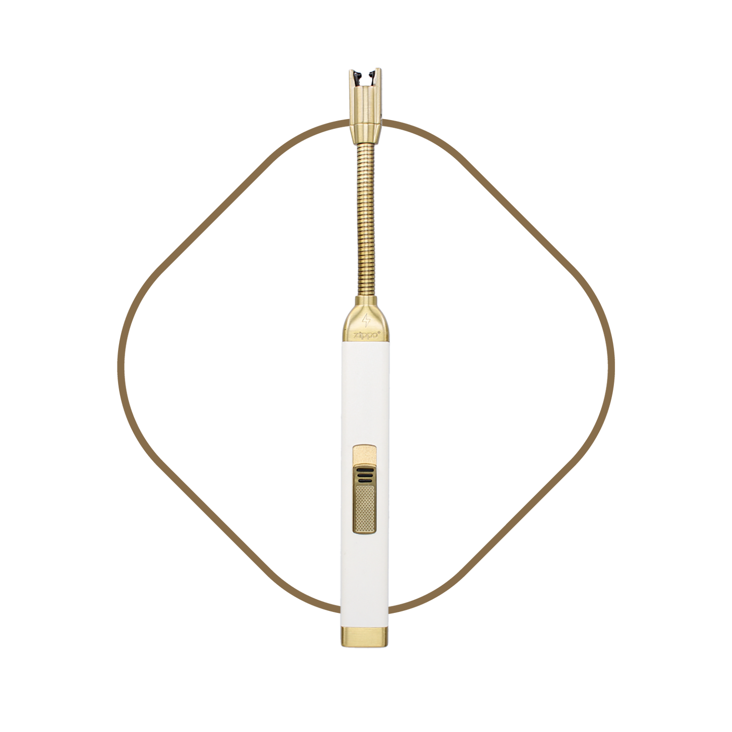 Cream & Gold Rechargeable USB Candle Lighter