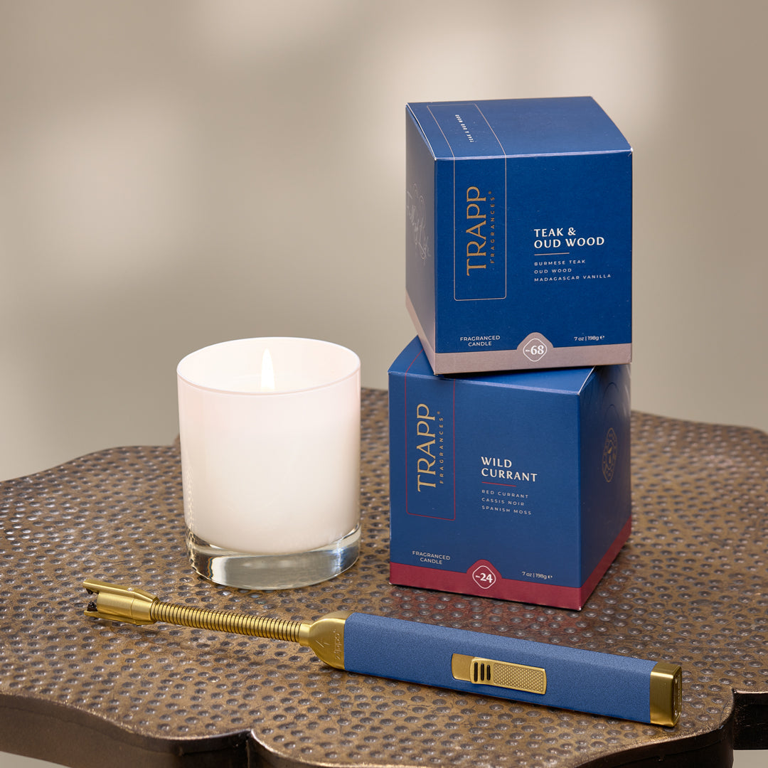 Navy & Gold Rechargeable USB Candle Lighter